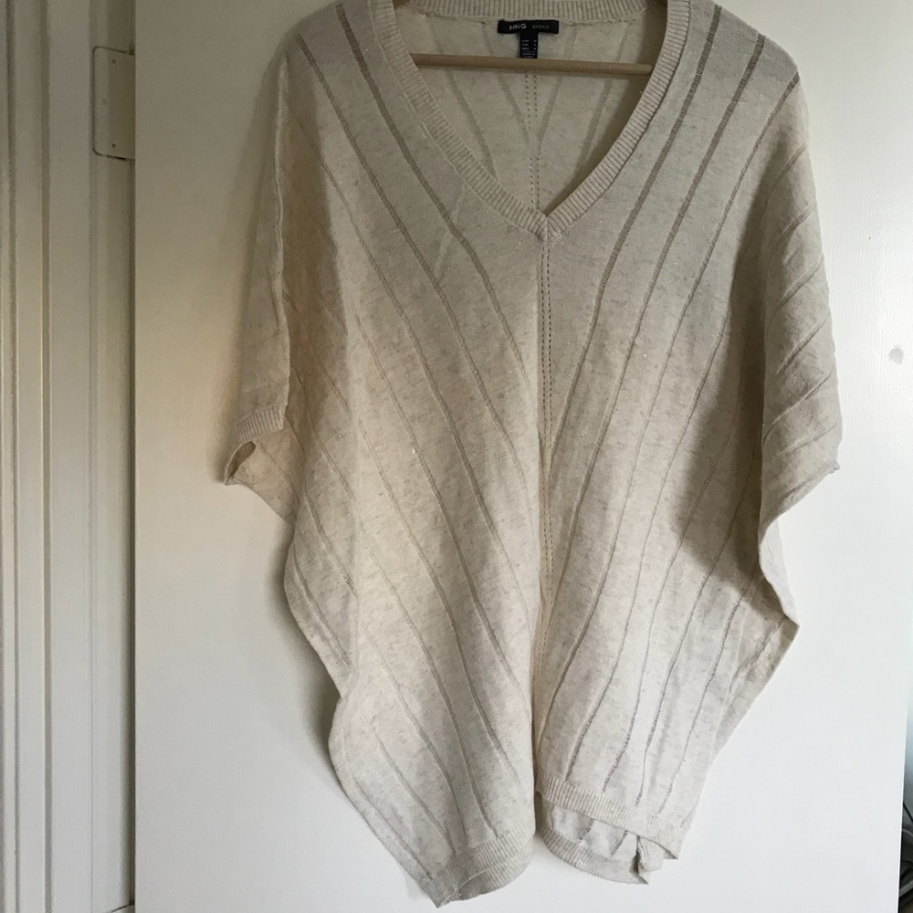 SOLD Mango oversized cream top